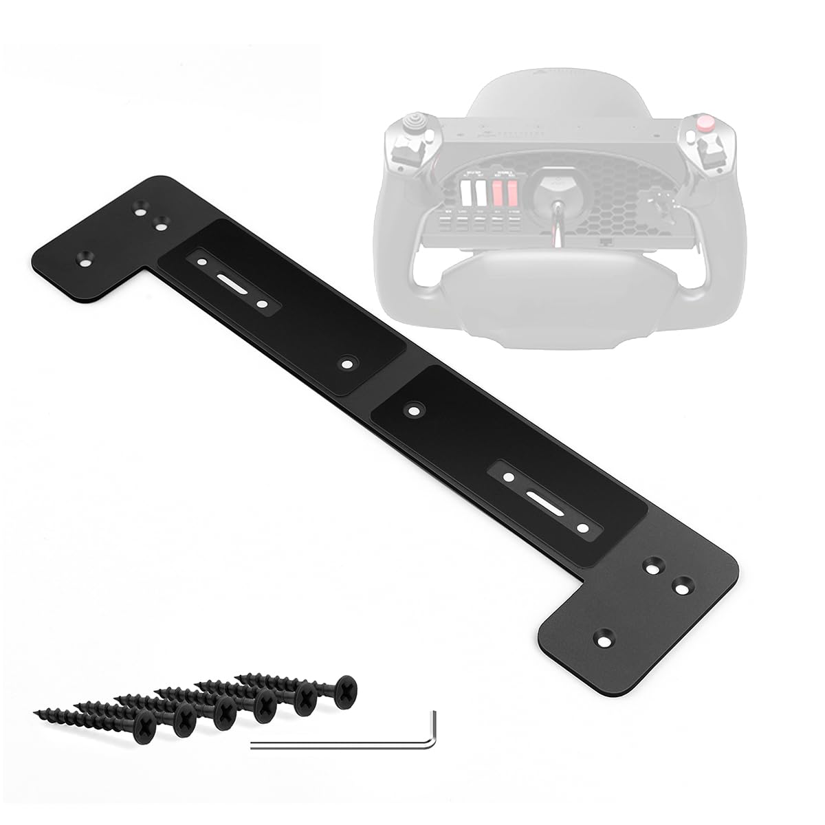 Neyyuse Underdesk Mount For Desk Mount for Honeycomb Alpha Bravo With Screws and Allen key
