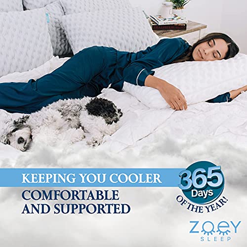 Zoey Sleep Side Sleep Pillow for Neck and Shoulder Pain Relief