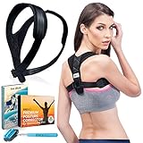 Premium Back Posture Corrector for Women & Men | Effective and Comfortable Posture Brace | Upper Back Straightener for Slouching & Hunching | Clavicle Support Improve Bad Posture | Scoliosis Corrector