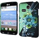 LG L15G Sunrise / LG L16C Lucky ( Net 10 / Straight Talk ) Phone Case Accessory Admirable Flower Hard Snap On Cover with Free Gift Aplus Pouch