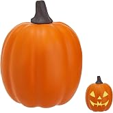 Nuokin Halloween Artificial Pumpkins Foam Decorations Thanksgiving Home Decor Yard Decorations Autumn Harvest Fall (1 PCS, ONE Size)