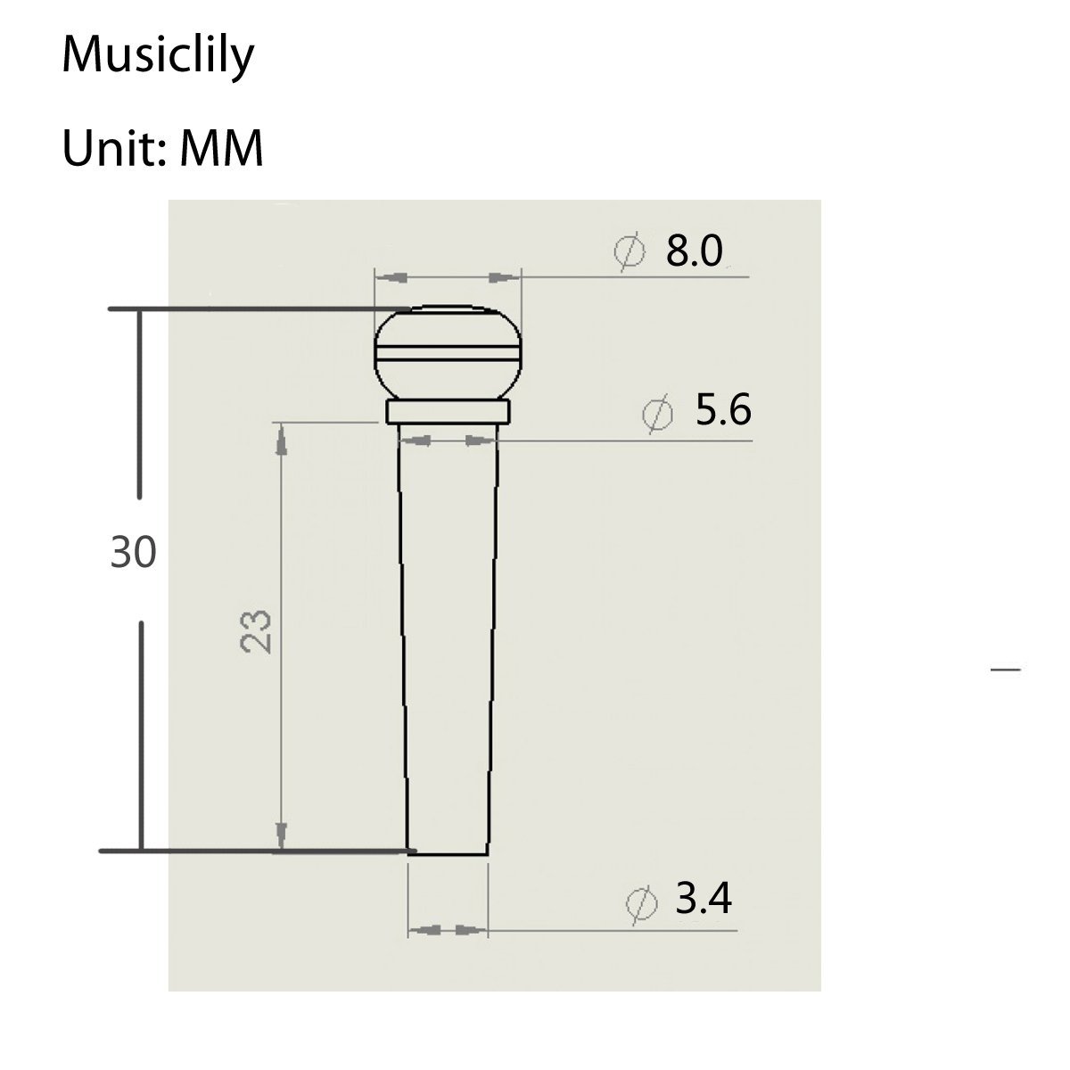 Amazon.com: Musiclily Slotted Folk Acoustic Guitar Ebony Bridge End Pins  Endpin for Martin Taylor Guitar Parts, Black (Pack of 6): Musical  Instruments