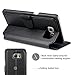 TANNC Galaxy S6 Edge Plus Case, Flip Leather Wallet Phone Case [Layered Dandy] - [Card Slot][Flip][Wallet] - For SAMSUNG Galaxy S6 Edge Plus Devices - Black