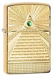 Zippo Eye of Providence High Polish Brass Design