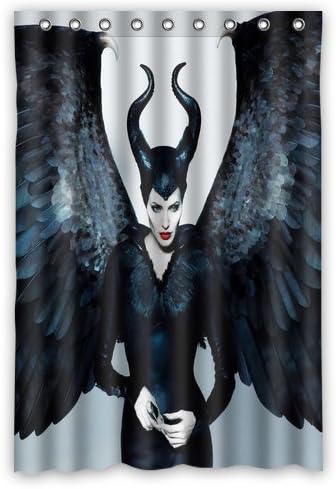 Scottshop Custom Maleficent Shower Curtain High Quality Waterproof Polyester Fabric Bathroom Shower Curtains 48" x 72" Inch