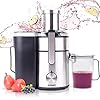 Duronic Juicer JE10 | Centrifugal Juice Extractor | 2 Speed Settings | 1000W | Stainless-Steel | Wide Mouth | For Whole…
