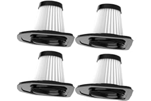 CRIDENG 4pcs Filter Fit For VacLife VL188 VL189 Handheld Cordless Vacuum Cleaner, Reusable Washable Vacuum Filters Cartridge For VL189 VL188 Cleaner Accessories (4)