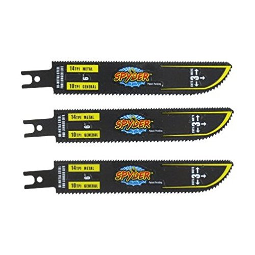 Spyder 200006 10 by 14 TPI Bore-Blade, 3-Pack