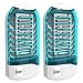WILDJUE Bug Zapper Electronic Insect Killer[2-Pack] Mosquito Killer Lamp,Eliminates Most Flying Pests! Night Lamp(Blue)