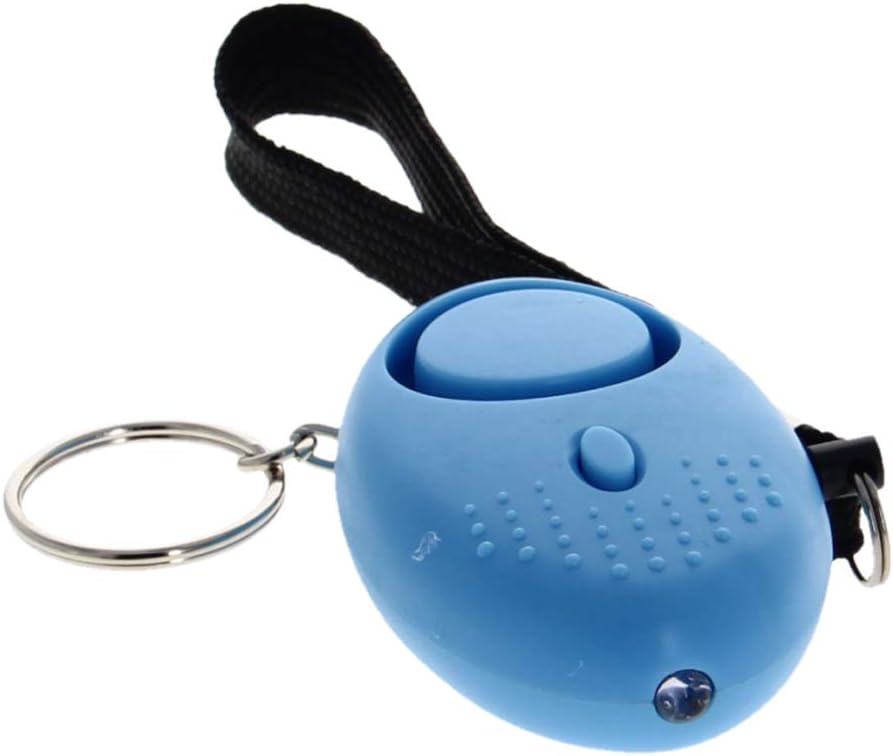 Othmro Personal Alarm 130db Personal Safesound Security Alarm Keychain with LED Light L002 Light Blue 2pcs: Home Improvement