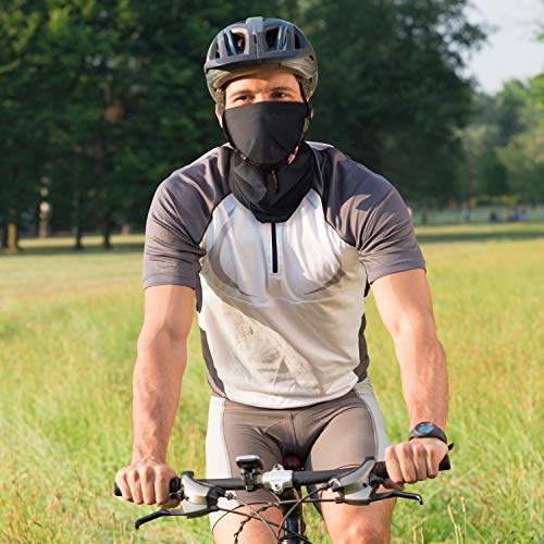 image for SAITAG Summer Neck Gaiter Sun UV Dust Protection Face Mask Breathable 