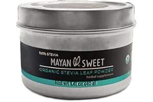 MAYANSWEET Organic Stevia Leaf Powder, 1.40 oz, Mayan Sweet