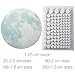 Glow in the Dark Star Decals: Pack of 530 3-D Doomed Stars Plus Moon- Create a Universe on your Ceiling, Make an Out of this World Playroom-Bedroom-Media Room, by Galactic Gear