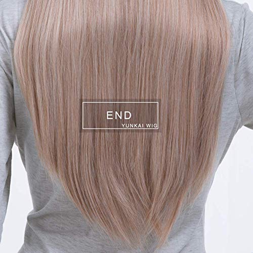 70cm Womens Straight Long Blonde Wigs, Ombre Ash Brown And Platimum Blonde Mixed Color Hair Wigs For Women, 28inch Long Dirty Blonde Wig (Dirty Blonde) - Thumbnail 4