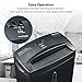 Bonsaii 6-Sheet Micro-Cut Paper Shredder, P-4 High-Security for Home & Small Office Use, Shreds Credit Cards/Staples/Clips, 4-Gallon Wastebasket, Black (C560-D)