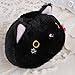 Mimgo Mini Palm Sandbags Soft Cat Plush Toys Cute Cartoon Cat Doll For Children (Black)
