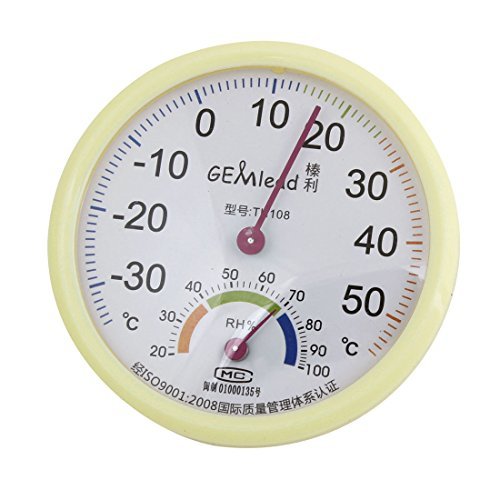 Temperature Humidity Test Moisture Meter Thermometer Hygrometer Beige Amazon.co.uk Business