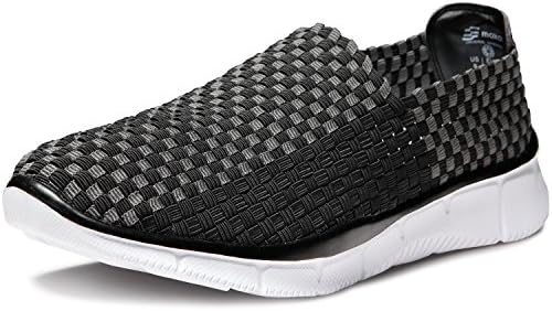 MK-V474-KG_Men 7 D(M) Makani Unisex Ultra Lightweight Multicolor Woven Sneaker Slip-on Shoe V474