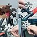 SigmaGo 15 in 1 Snowflake Multi Tool -Pocket Screwdriver -Handy Wrench Utility Multitool Cool Gadgets -Christmas Valentine's Father's Day Birthday Gift Present for Men Him Father/Dad Boyfriend Husband