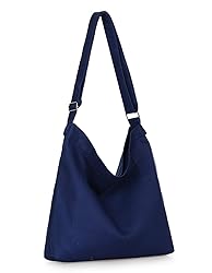 Covelin Women's Retro Large Size Canvas Shoulder