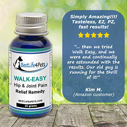 WALK-EASY Hip and Joint Supplement for Dogs and Cats; Advanced Anti-inflammatory Support and Arthritis Pain Relief Pills | Natural, Chemical-free and Easy To Give Your Pet - 2 Pack