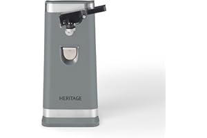 Starfrit Heritage XL Electric Can Opener �C Hands-Free Operation �C Automatic Stop �C Mess-Free & Safe Lid Removal �C 3 in 1 with