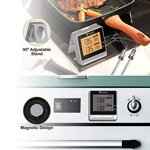 DOQAUS Bluetooth Meat Thermometer for Grilling, Wireless Meat