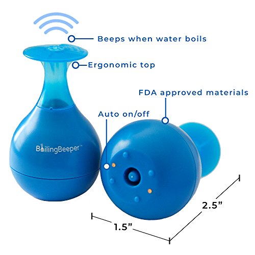 BoilingBeeper - Kitchen Timers + Boiling Water Egg Timer + Cool Kitchen Gadgets + Easy To Use + Cooking Timer to Boil Eggs, Pasta, Rice