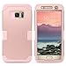 ULAK Galaxy S7 Case, S7 Case, Slim Corner Protection Hybrid Dual Layer Shock Absorbing Impact Resist Case Cover for Samsung Galaxy S7, Rose Gold