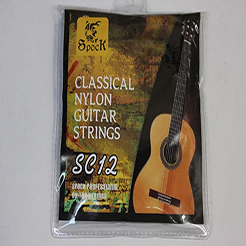 Andoer Classic Guitar Six Strings SC12 Nylon Silver Plating Set Super Light Acoustic Guitar Musical Instrument
