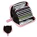 Women's RFID Blocking 12 Slots Credit Card Holder Leather Accordion Wallet
