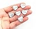 ALIMITOPIA 30pcs Sister Charm,Heart Shape Double-faced Sisterhood Pendant for DIY Bracelet Necklace Jewelry Making Findings(Antique Silver)