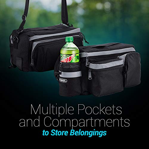 image for bike on hikes Bike Pannier Bag - Durable & Waterproof Nylon with Refle