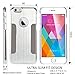 ULAK iPhone 6 Plus Case, iPhone 6s Plus Case, Shockproof Thin Hard Protective Case Cover for iPhone 6 Plus iPhone 6s Plus (5.5 Inch) (Silver)