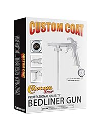 U POL Raptor rociador de revestimiento de uretano para plataformas de camiones con regulador, 4 litros, Negro