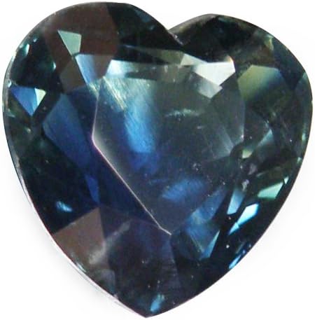 thaigeneration 2.48 Ct. Unheated! Natural Heart Bi-Color Blue Green Sapphire Loose Gemstone