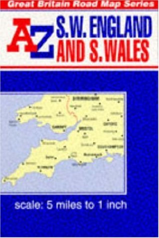 South West England and Wales Map Guide (Reversible Great Britain Series) by Geographers' A-Z Map Company