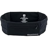 Nathan Zipster Running Belt for Men and Women, Bounce Free Waist Pack, Running Fanny Pack Women, Pockets with Zippers, Fits All iPhones