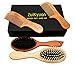 ZuiKyuan Natural Wooden Hair Comb Reduce Frizz and Massage Scalp For Women And Men Kdis Boar Bristle Hair Brush Gift box