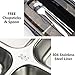 Xixihaha 4 Compartment Warm Lunch Bento Box Stainless Steel Portable Picnic Eco Office School Food Storage Bento Lunch Box Adult Leakproof Bento Box Snack Packing-Dishwasher Safe