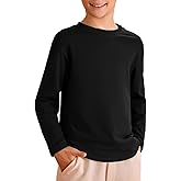 Haloumoning Kids Boys Long Sleeve Crewneck T-Shirts Tee Tops 5-14 Years