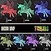 3D Unicorn Night Light——3D Unicorn Lamp Three Pattern and 7 Colors with Remote 3D Optical Illusion Kids Lamp as a Pefect Gifts for Boys and Girls on Birthday or Holiday (Unicorn)