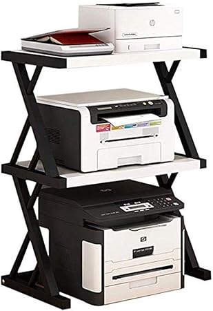 Support Pour Imprimante Imprimante Etagere De Bureau Copie Bureau De Stockage Double Etagere Etageres Creative Telecopieur Bureau Stand Organisateur For La Maison Et Le Bureau Pour L Ecole De Bureau A Amazon Fr Cuisine
