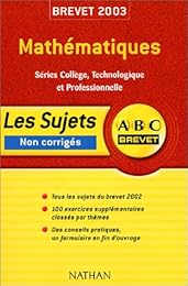 Mathématiques, séries collège, technologique et professionnelle