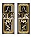 Beistle 59903 2 Piece Great 20's Door Covers, 30" x 6', Black/Gold primary