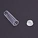 PH PandaHall 100 PCS Clear Plastic Tube Bead Containers Small Transparent Storage Bottles 5ml (55x15mm, Diameter 0.59