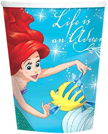 Disney Little Mermaid Ariel Dream Big Party Supplies - 9oz Paper Cups (8)
