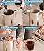 Cozyna French Press Coffee Maker Stainless Steel, 34 oz, 8 Cup, 1 L, Dove