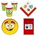 Multiple Silly Monsters Theme Halloween Baby Shower Kid's Birthday Party Supplies Tableware Pack Set for 16 (Cups, Dessert Plates, Napkins & 1 Secret Bonus Bag)