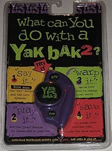 Amazon.com: Yak Bak 2, Say It and Play It', Voice Recorder: Electronics